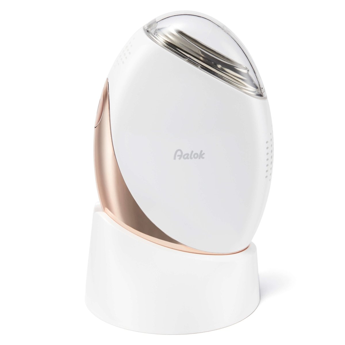 Aalok FITSERA on its cradle on a white background