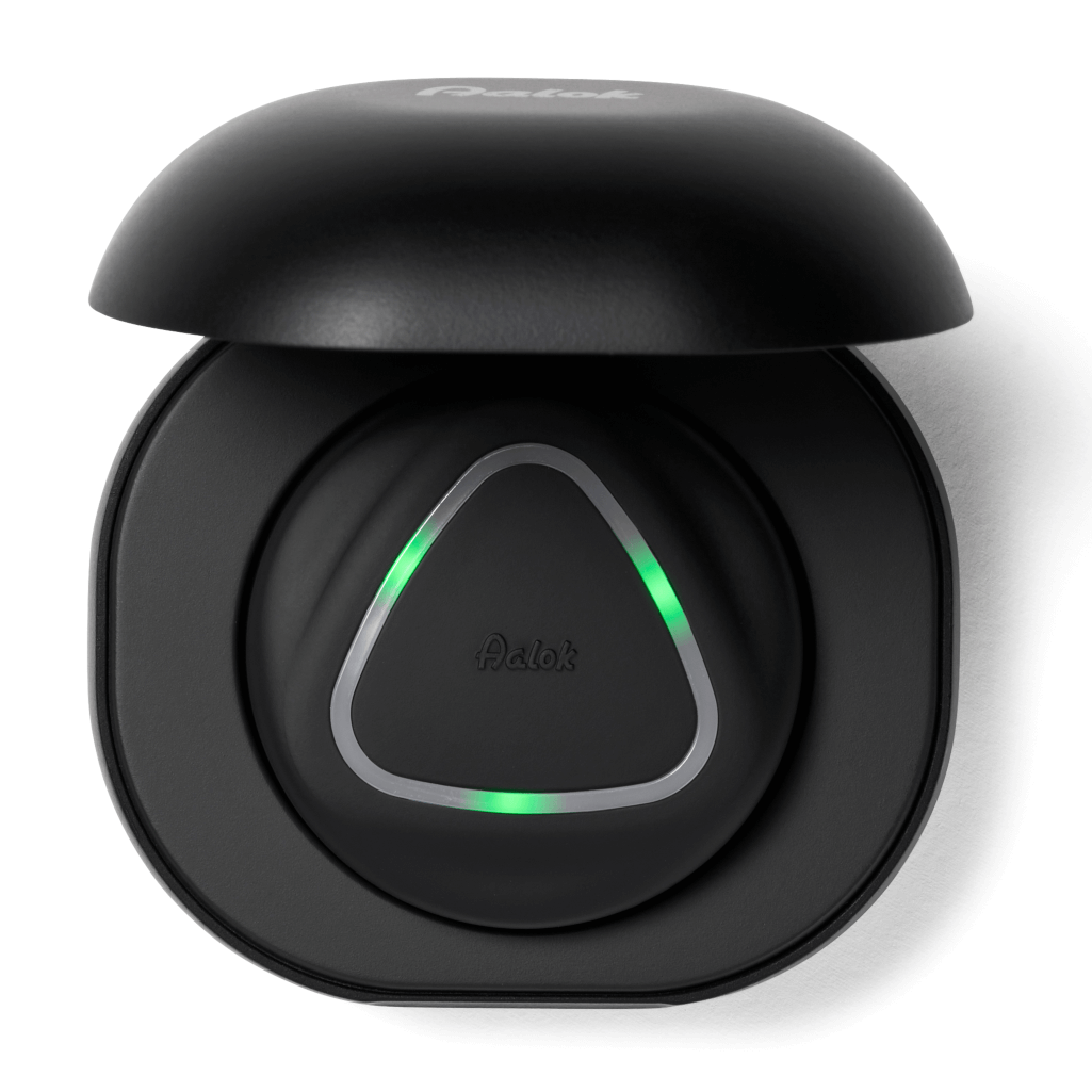 Aalok Patch Single with a green light on a white background