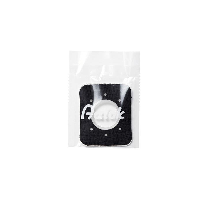 Aalok refill patch in a clear plastic bag on a white background