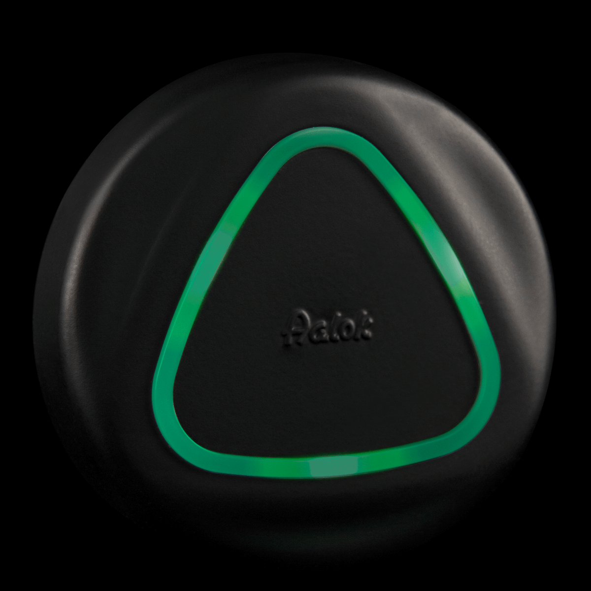 Aalok Patch Single with a green triangle and 'Aalok' branding on a black background